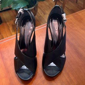 Coach Adelle Calf Heels, brand new/never worn, size 8.5